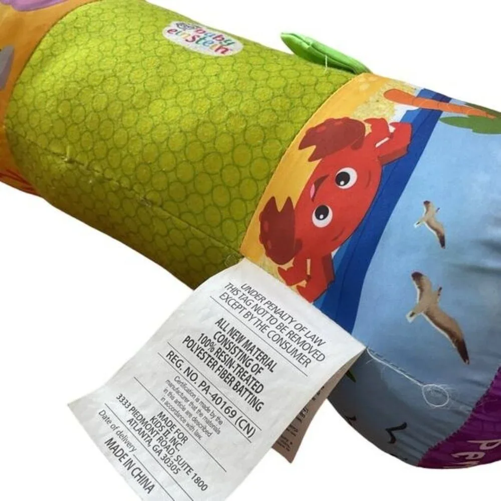 Baby Einstein Activity Pillow Crib Comfort Reed Plush Sealife Sea Life Stuffed
